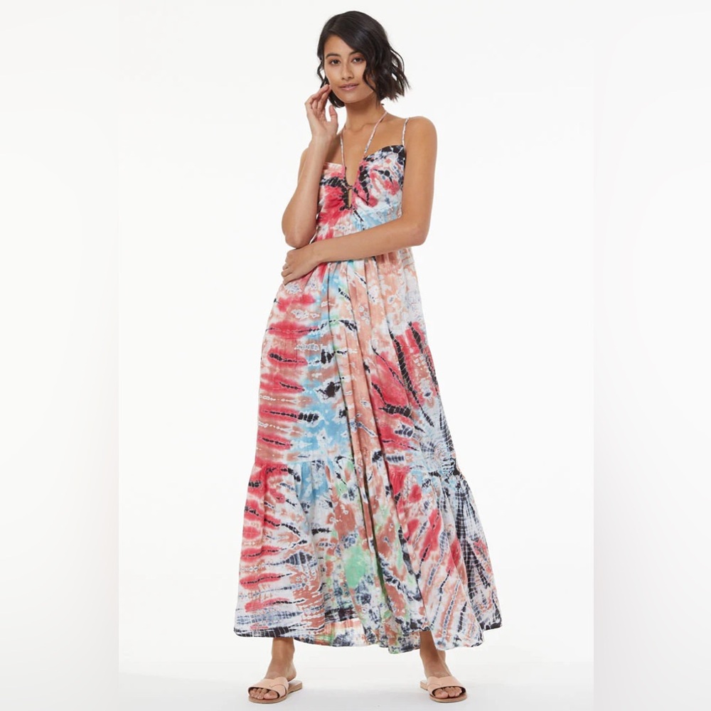 YFB Haisely Sun Dress, Strawberry Tropic Wash